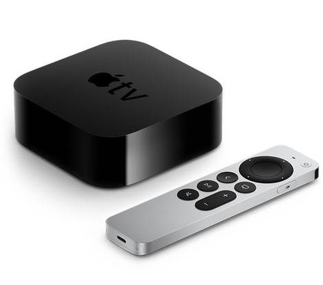 Apple TV 4e generatie model 2021 met
afstandsbediening