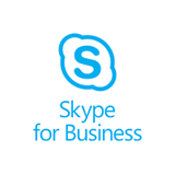 Logo van Skype voor Business