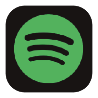Het Spotify-app-pictogram heeft een groene cirkel met een zwarte, verticale
golflijn in het midden die de vorm heeft van een geluidsgolf. Het symbool lijkt
op een audio-uitvoer en staat centraal in de cirkel, met de groene achtergrond
die het hele app-pictogram bedekt. Het gebruik van de kleur groen en de
golfvormige lijn in het centrum weerspiegelt de associaties met geluid en
muziek, wat overeenkomt met de belangrijkste functie van de app: het afspelen
van muziek en audiocontent.