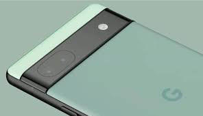 Google Pixel telefoon met kenmerkende positie van de camera
