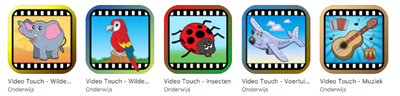 overzicht apps video touch