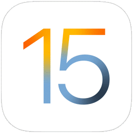 Logo van iOS 15