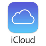 Logo van iCloud.
