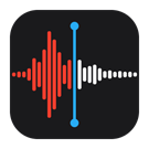 Logo van de dictafoon app