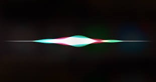 Logo van Siri die luistert 