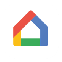 Google Home logo. Het Google Home-app-pictogram heeft de vorm van een
gestileerd huis met een kegelvormig dak. Het huis is opgebouwd uit drie
verschillende gekleurde delen: rood aan de onderkant, geel in het midden en
groen aan de bovenkant. Het rood vertegenwoordigt de onderkant van het huis en
fungeert als basis, terwijl het gele deel erboven zich uitstrekt en geleidelijk
smaller wordt naar de top. Het groene dak, dat lijkt op een kegel, is het
kleinste gedeelte bovenaan. Het kleurgebruik en de vorm suggereren een gevoel
van opbouw en groei, wat past bij het idee van het verbeteren en beheren van
slimme apparaten in huis met behulp van de Google
Home-app.