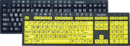 Het zwarte en het gele
ZoomText-toetsenbord