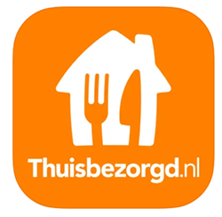 Logo van de Thuisbezorgd app