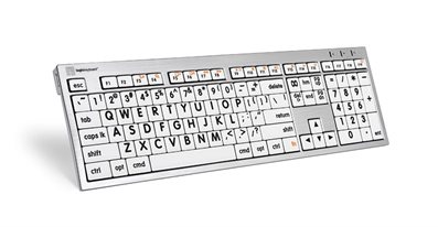 Large Print keyboard met hoog contrast
letters