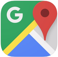 pictogram van google maps app