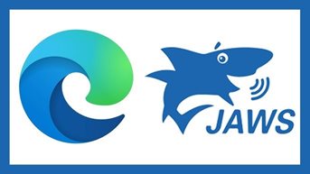 Logo Microsoft Edge en Jaws 