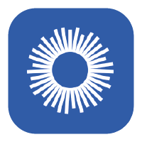 Logo van Be My Eyes. Het Be My Eyes-app-pictogram heeft de vorm van een
menselijk oog in een cirkel, met de pupillen in de kleuren blauw en wit. De
cirkel zelf is overwegend wit, met een dunne blauwe rand eromheen. De
gestileerde vorm van het oog suggereert verbondenheid en hulp, wat overeenkomt
met het doel van de app om mensen met een visuele beperking te ondersteunen. De
keuze voor blauw en wit straalt rust en toegankelijkheid uit. Over het algemeen
heeft het pictogram een vriendelijke en herkenbare uitstraling, passend bij de
empathische en ondersteunende aard van de Be My
Eyes-app.