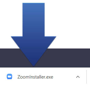 Installatiekniop voor Zoom in
Chrome