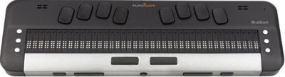 Voorbeeld van een
brailleleesregel