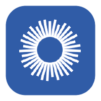 Logo van Be My Eyes. Het Be My Eyes-app-pictogram heeft de vorm van een
menselijk oog in een cirkel, met de pupillen in de kleuren blauw en wit. De
cirkel zelf is overwegend wit, met een dunne blauwe rand eromheen. De
gestileerde vorm van het oog suggereert verbondenheid en hulp, wat overeenkomt
met het doel van de app om mensen met een visuele beperking te ondersteunen. De
keuze voor blauw en wit straalt rust en toegankelijkheid uit. Over het algemeen
heeft het pictogram een vriendelijke en herkenbare uitstraling, passend bij de
empathische en ondersteunende aard van de Be My
Eyes-app.