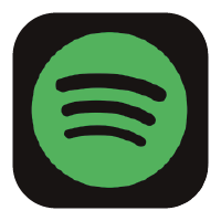 Het Spotify-app-pictogram heeft een groene cirkel met een zwarte, verticale
golflijn in het midden die de vorm heeft van een geluidsgolf. Het symbool lijkt
op een audio-uitvoer en staat centraal in de cirkel, met de groene achtergrond
die het hele app-pictogram bedekt. Het gebruik van de kleur groen en de
golfvormige lijn in het centrum weerspiegelt de associaties met geluid en
muziek, wat overeenkomt met de belangrijkste functie van de app: het afspelen
van muziek en audiocontent.