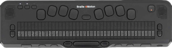 De Braille eMotion, een brailleleesregel met 40
braillecellen