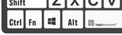 De Control-, Function-, Windows- en Alt-toetsen op een Windows-toetsenbord