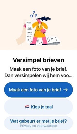 Starscherm Lees Simpel app