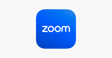 Logo van Zoom app