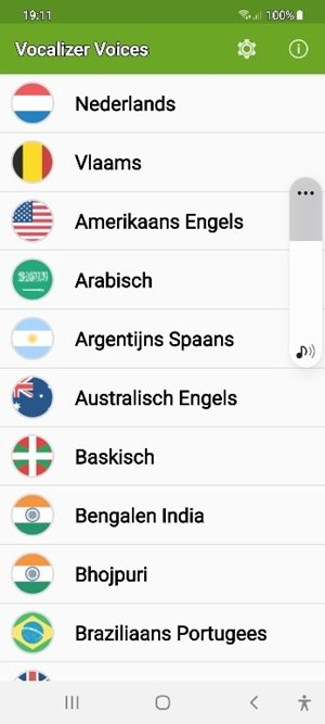 De app Vocalizer Voices 