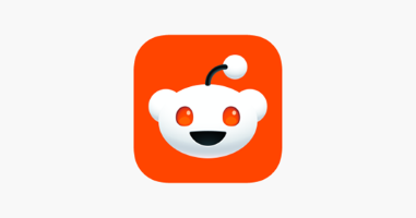 Logo van Reddit app