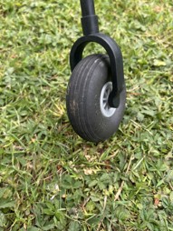 Roverwiel in het gras