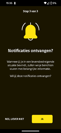 Notificaties ontvangen activeren