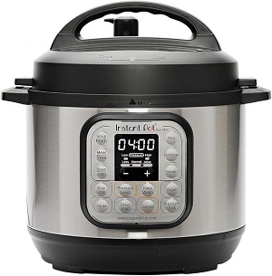 Instant Pot Elektrische snelkookpan Duo Mini 3L. Bron:
Amazon