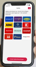 Het Kaarten scherm van
Supercards