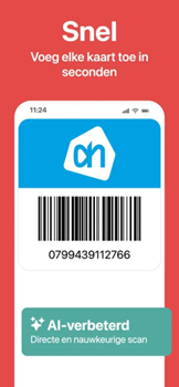 Voorbeeld van een klantkaart van Albert Heijn