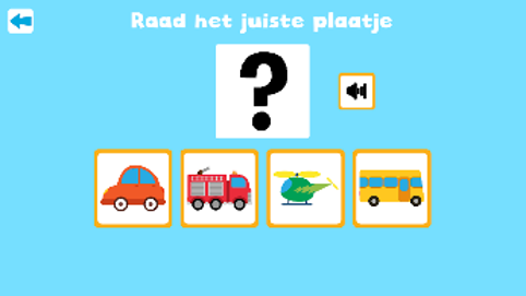 screenshot  van oefening raad het
plaatje