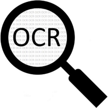 OCR logo in de vorm van een loepje met daarin de tekst
OCR