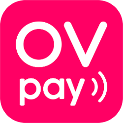 Het logo van de OVpay app